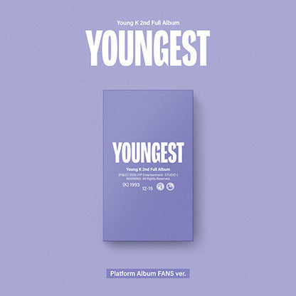 PRE-ORDER: Young K (Day6) 2nd Full Album - YOUNGEST (Platform Album FANS Ver.)