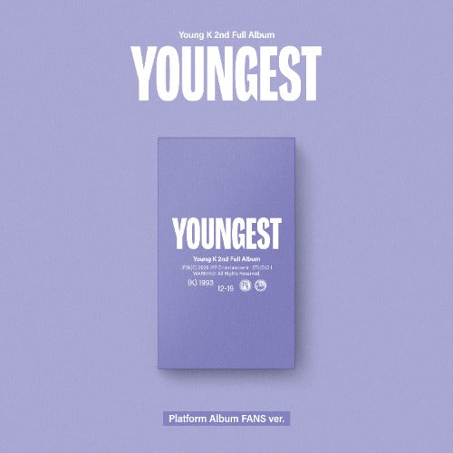 Young K (Day6) 2nd Full Album - YOUNGEST (Platform Album FANS Ver.)
