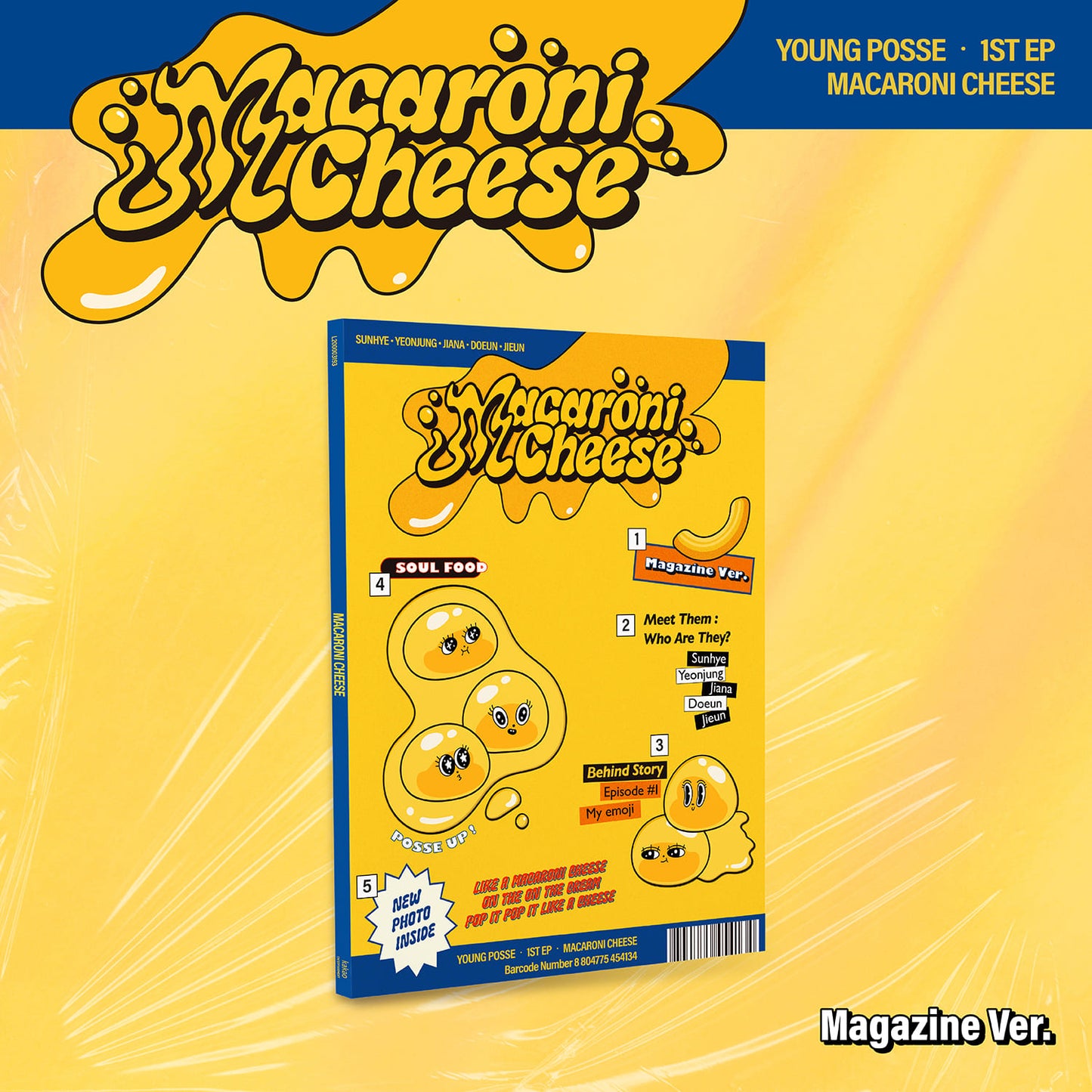 YOUNG POSSE 1st EP – MACARONI CHEESE (Magazine Ver.)