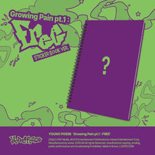 Load image into Gallery viewer, PRE-ORDER: YOUNG POSSE EP – [Growing Pain pt.1 : FREE] (Sticker Book Ver.)
