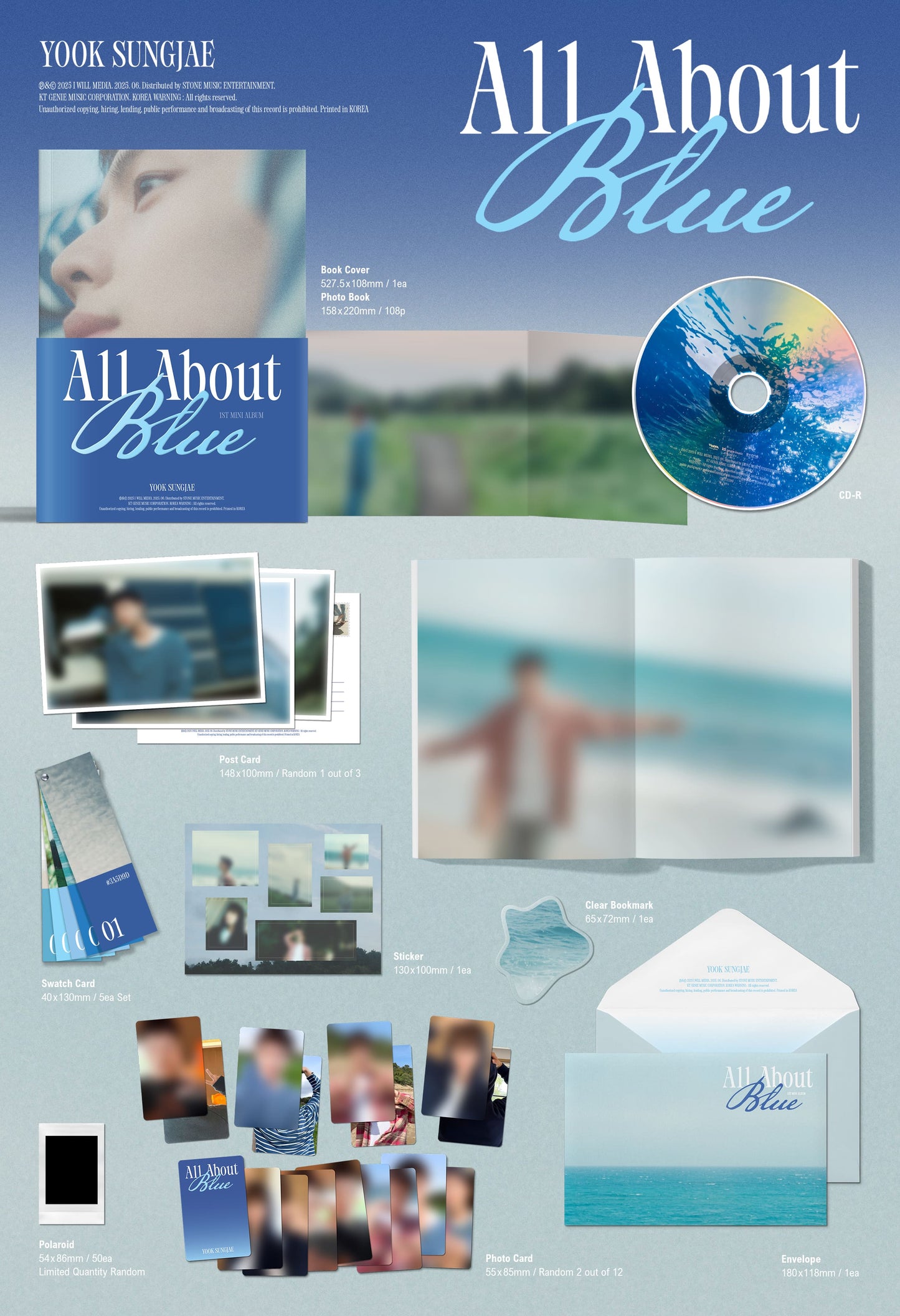YOOK SUNGJAE (BTOB)﻿ 1st Mini Album – All About Blue