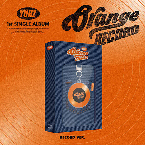 YUHZ 1st Single Album - Orange Record (Record Ver.) (Kiwee Album)
