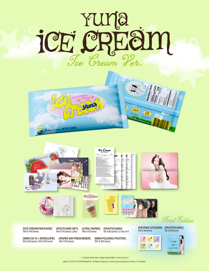 YUNA (ITZY) 1st Mini Album – Ice Cream (Ice Cream Ver.)