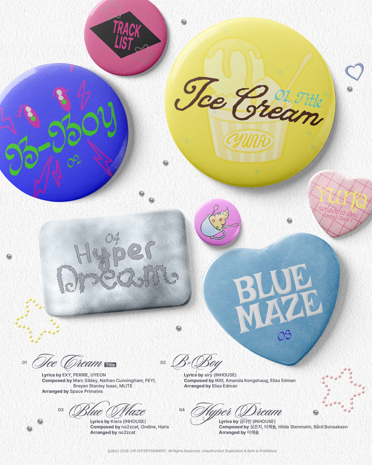 YUNA (ITZY) 1st Mini Album – Ice Cream (Photobook Ver.) (Random)
