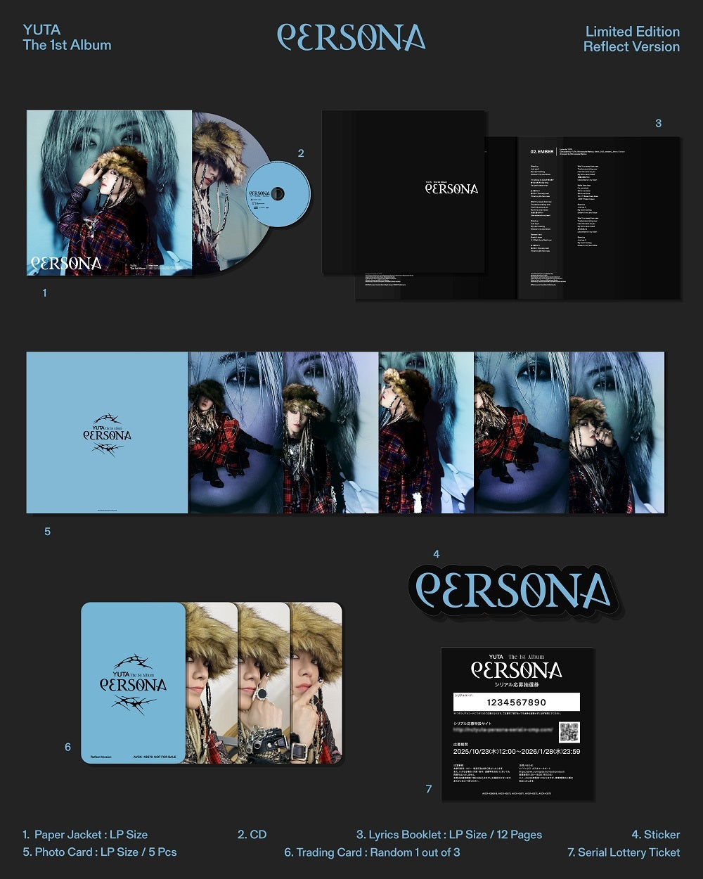 YUTA (NCT) 1st Full Album - PERSONA [Japanese Edition]