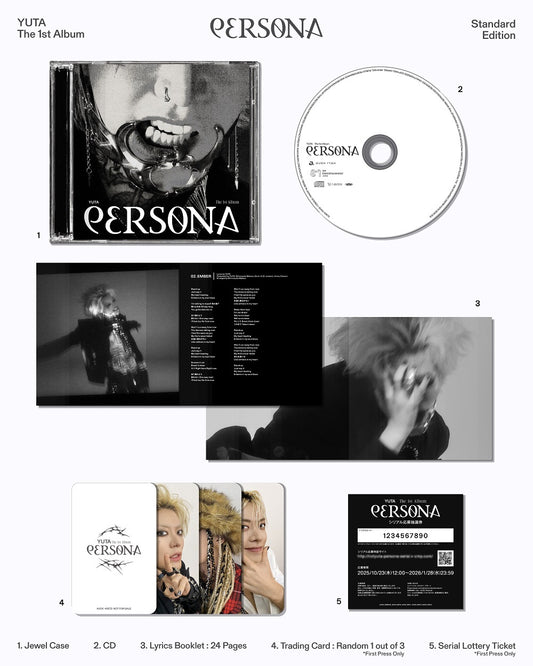 YUTA (NCT) 1st Full Album - PERSONA [Japanese Edition]