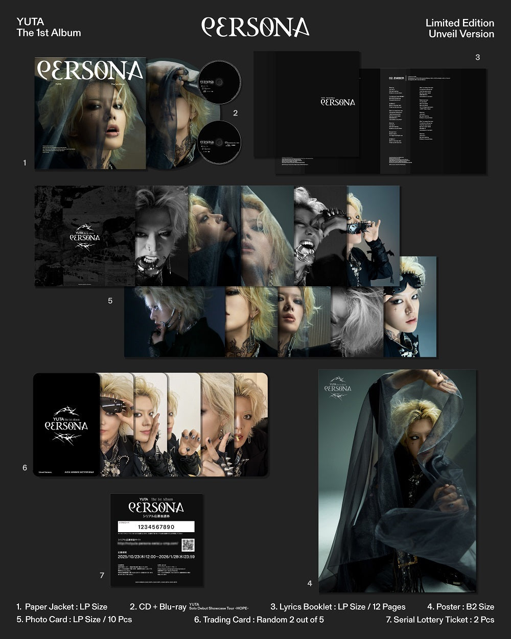 YUTA (NCT) 1st Full Album - PERSONA [Japanese Edition]