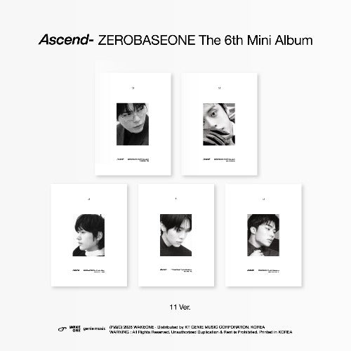 ZEROBASEONE The 6th Mini Album - Ascend- (11 Ver.) (Random)