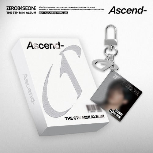PRE-ORDER: ZEROBASEONE The 6th Mini Album - Ascend- (Lenticular Keyring Ver.)