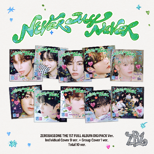 PRE-ORDER:PRE-ORDER: ZEROBASEONE The 1st Full Album – NEVER SAY NEVER (DIGIPACK Ver.) (Random)