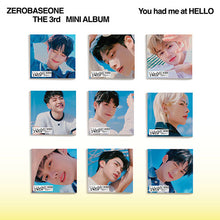 Load image into Gallery viewer, PRE-ORDER: ZEROBASEONE The 3rd Mini Album – You had me at HELLO (Digipack Ver.) (Random)
