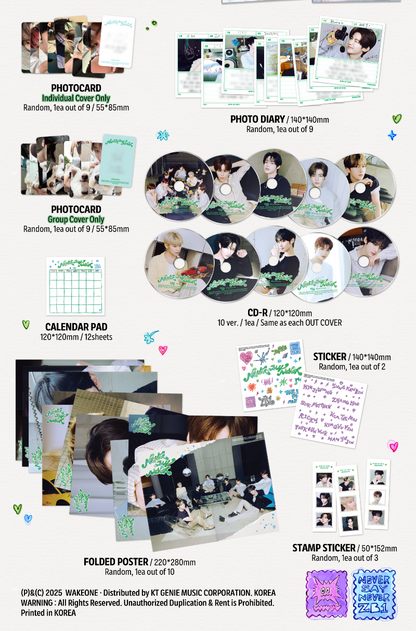 ZEROBASEONE The 1st Full Album – NEVER SAY NEVER (DIGIPACK Ver.) (Random)