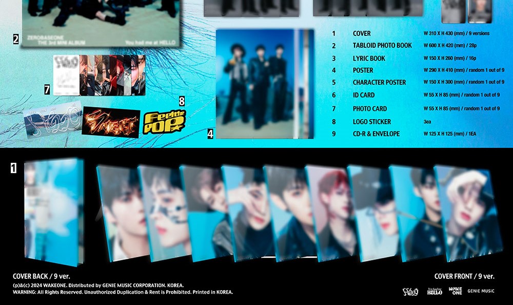 ZEROBASEONE The 3rd Mini Album – You had me at HELLO (SOLAR Ver.) (Limited Edition)