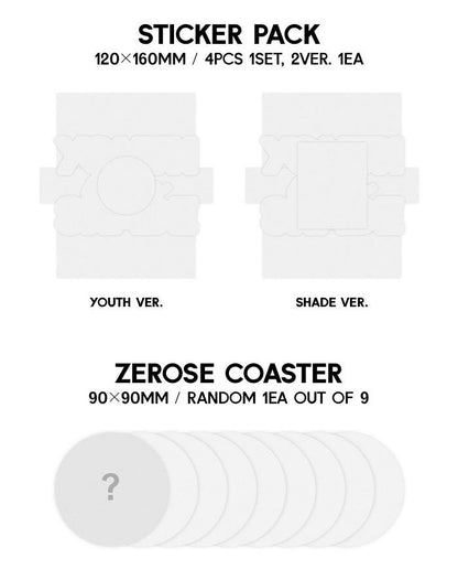 ZEROBASEONE Mini Album Vol. 1 - YOUTH IN THE SHADE (Random)