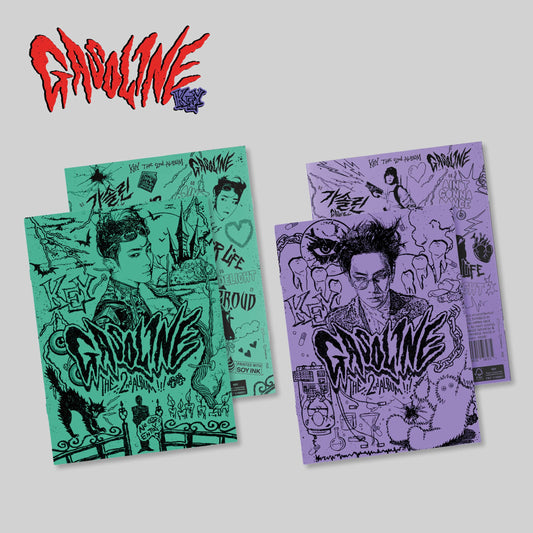 KEY Album Vol. 2 - Gasoline (Booklet Ver.) (Random)