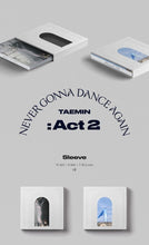 Load image into Gallery viewer, Taemin (SHINee) Album Vol. 3 - Never Gonna Dance Again : Act 2 (Random)
