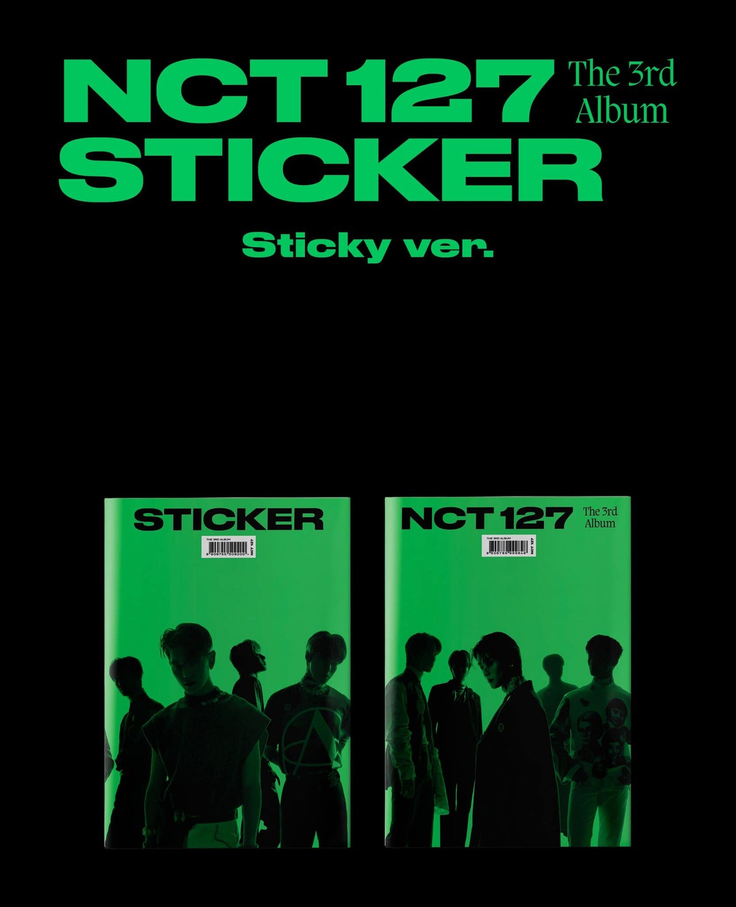 NCT 127 Album Vol. 3 - Sticker (Sticky Ver.) (Random)