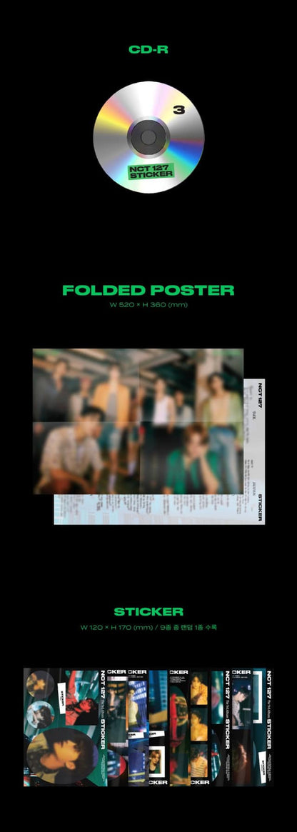 NCT 127 Album Vol. 3 - Sticker (Seoul City Ver.)