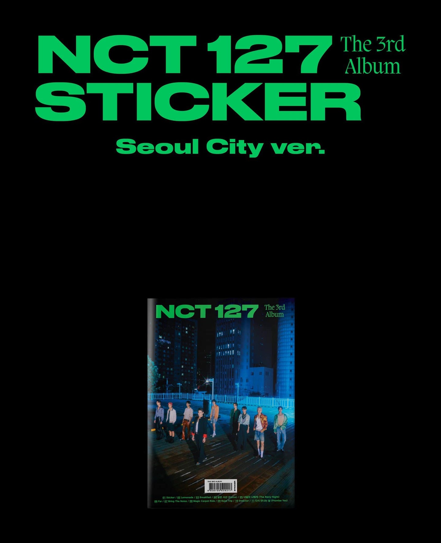 NCT 127 Album Vol. 3 - Sticker (Seoul City Ver.)