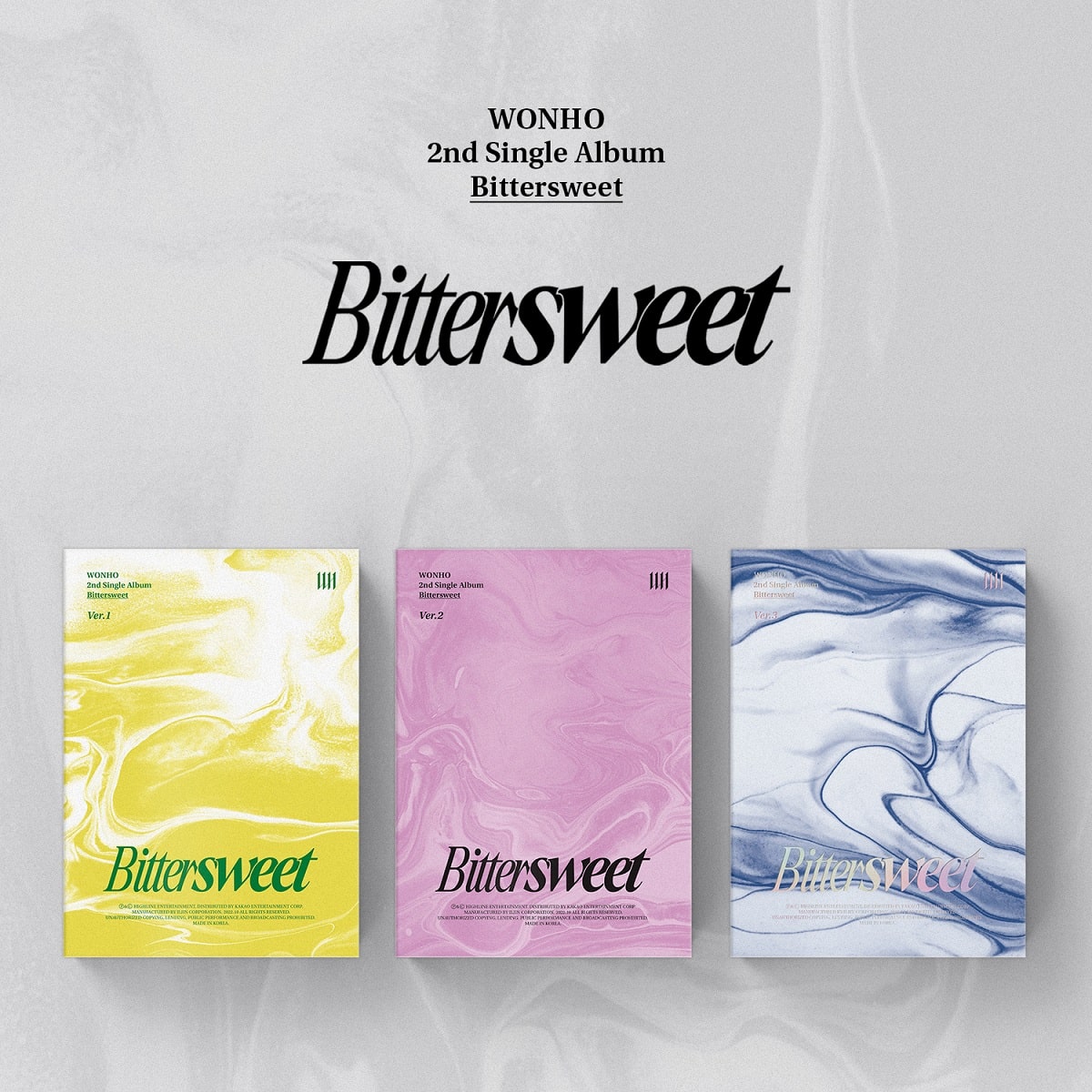 WONHO Single Album Vol. 2 - Bittersweet (Random)