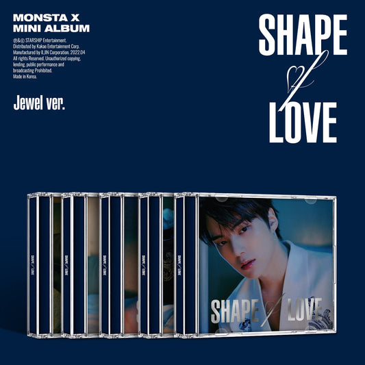 MONSTA X Mini Album Vol. 11 - SHAPE of LOVE (Jewel Ver.) (Random)