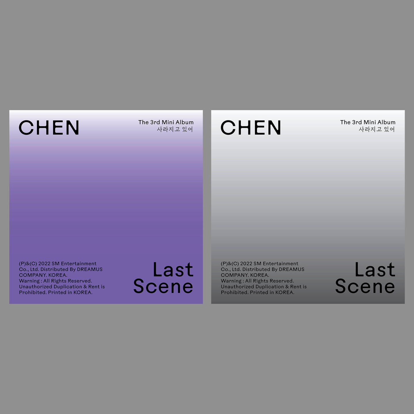 CHEN Mini Album Vol. 3 - Last Scene (Photo Book Ver.) (Random)