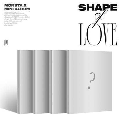 MONSTA X Mini Album Vol. 11 - SHAPE of LOVE (Random)