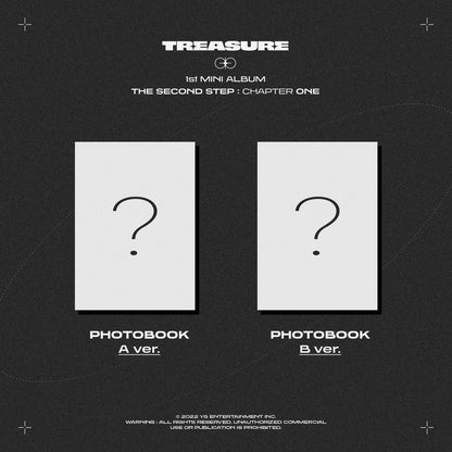 TREASURE Mini Album Vol. 1 - THE SECOND STEP : CHAPTER ONE (PHOTOBOOK Ver.) (Random)