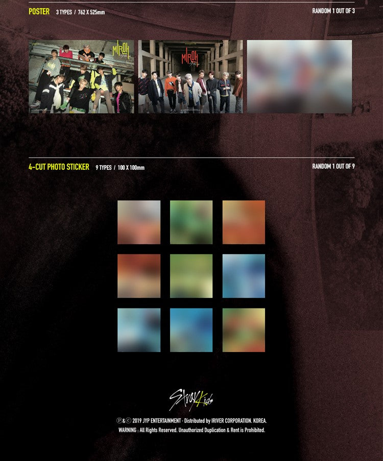 Stray Kids Mini Album Vol. 4 - Clé 1 : MIROH﻿ (Normal Ver.) (Random)﻿