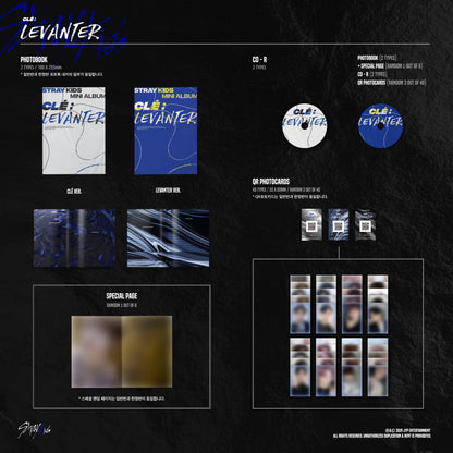 Stray Kids Mini Album - Cle : LEVANTER (Normal Ver.) (Random)