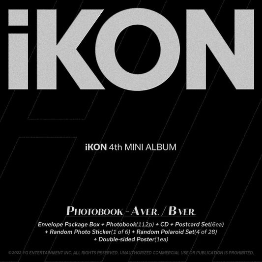 iKON Mini Album Vol. 4 - FLASHBACK (PHOTOBOOK Ver.) (Random)