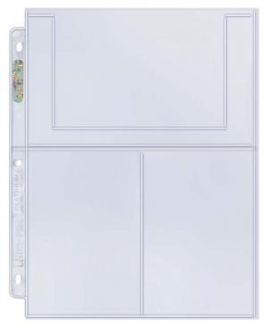 Ultra-Pro Platinum 3-Pocket Page (horizontal + vertical)