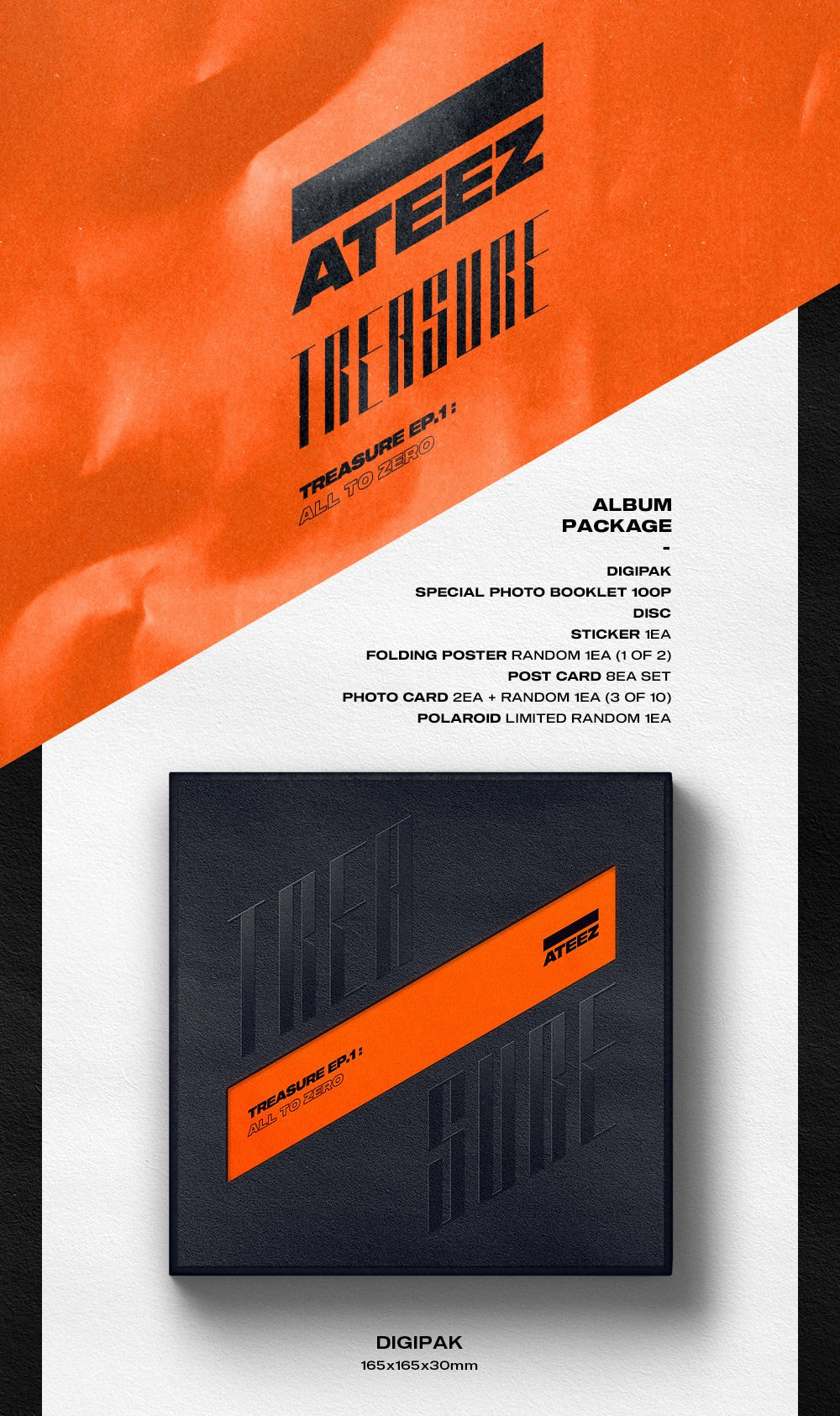 [PRE-OWNED] ATEEZ - TREASURE EP.1 : All To Zero
