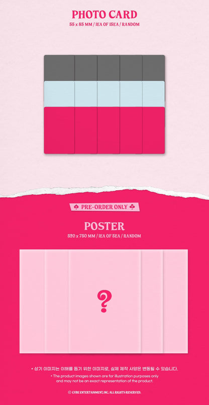 (G)I-DLE Mini Album Vol. 6 - I feel (Jewel Ver.) (Random)