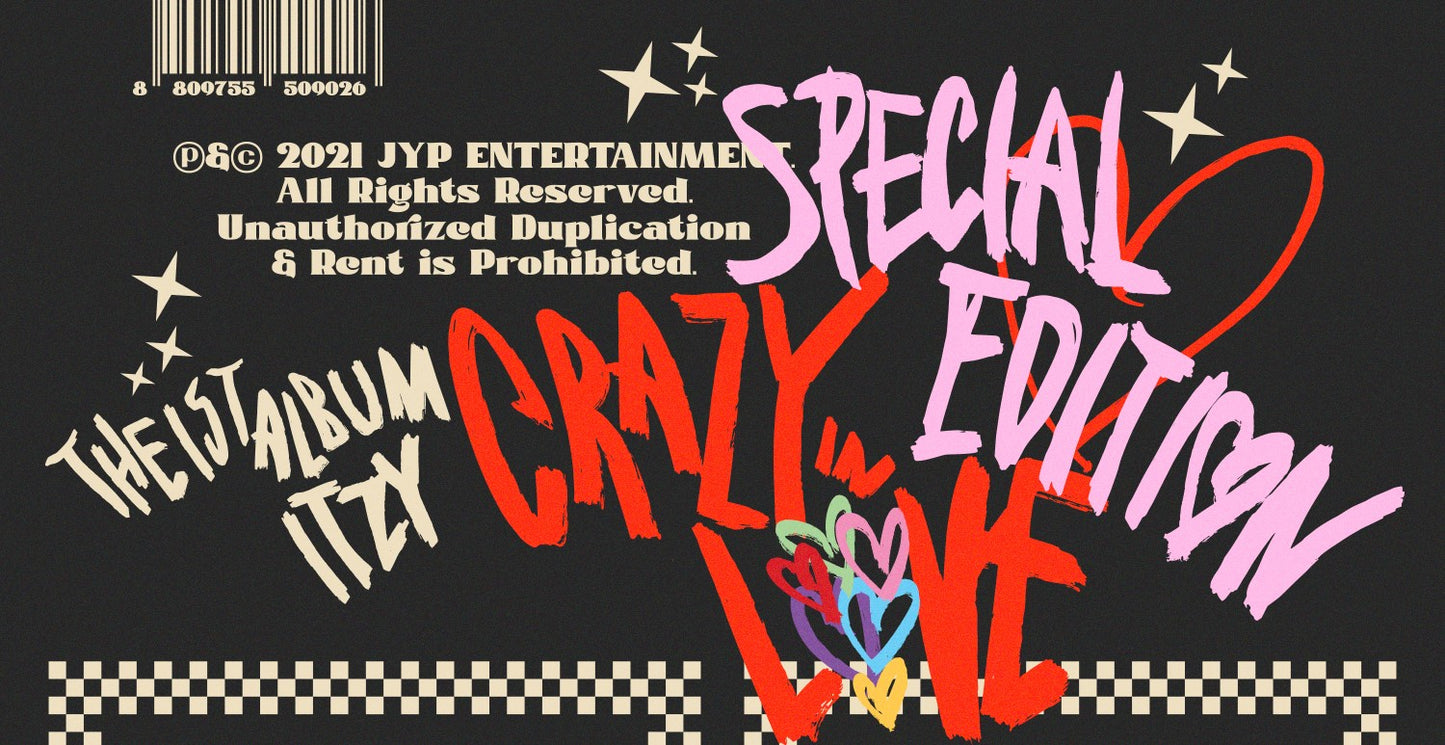 ITZY Album Vol. 1 - CRAZY IN LOVE (Special Edition) (PHOTOBOOK Ver.)