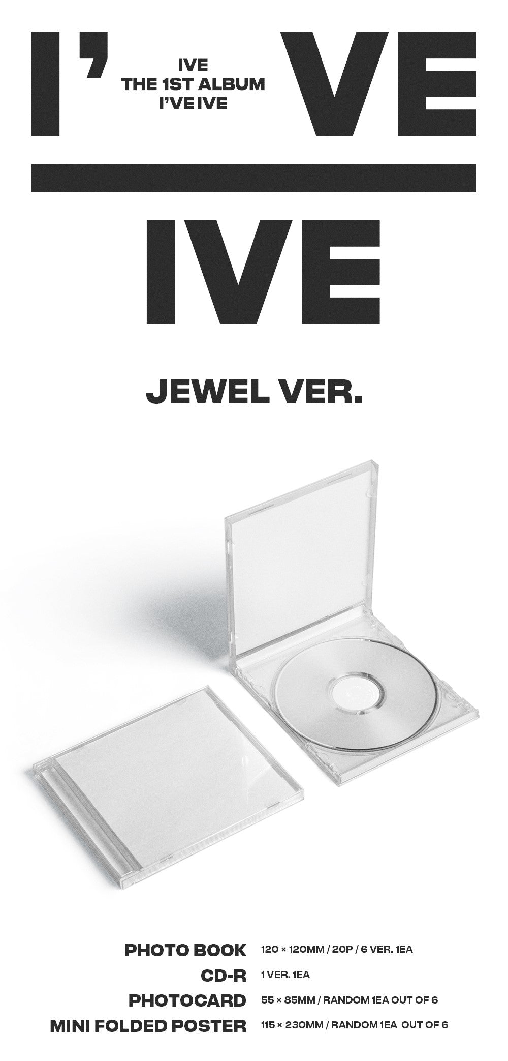 IVE Album Vol. 1 - I've IVE (Jewel Ver.) (Limited Edition) (Random)