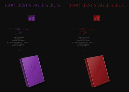 JISOO - FIRST SINGLE ALBUM [ME] YG TAG ALBUM (LP Ver.) (Random)