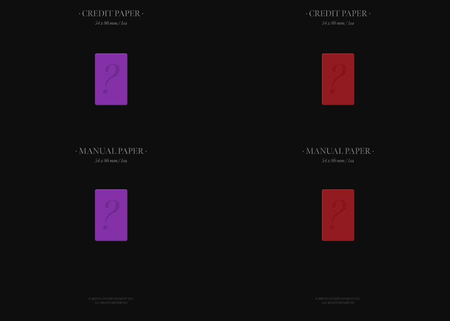 JISOO - FIRST SINGLE ALBUM [ME] YG TAG ALBUM (LP Ver.) (Random)
