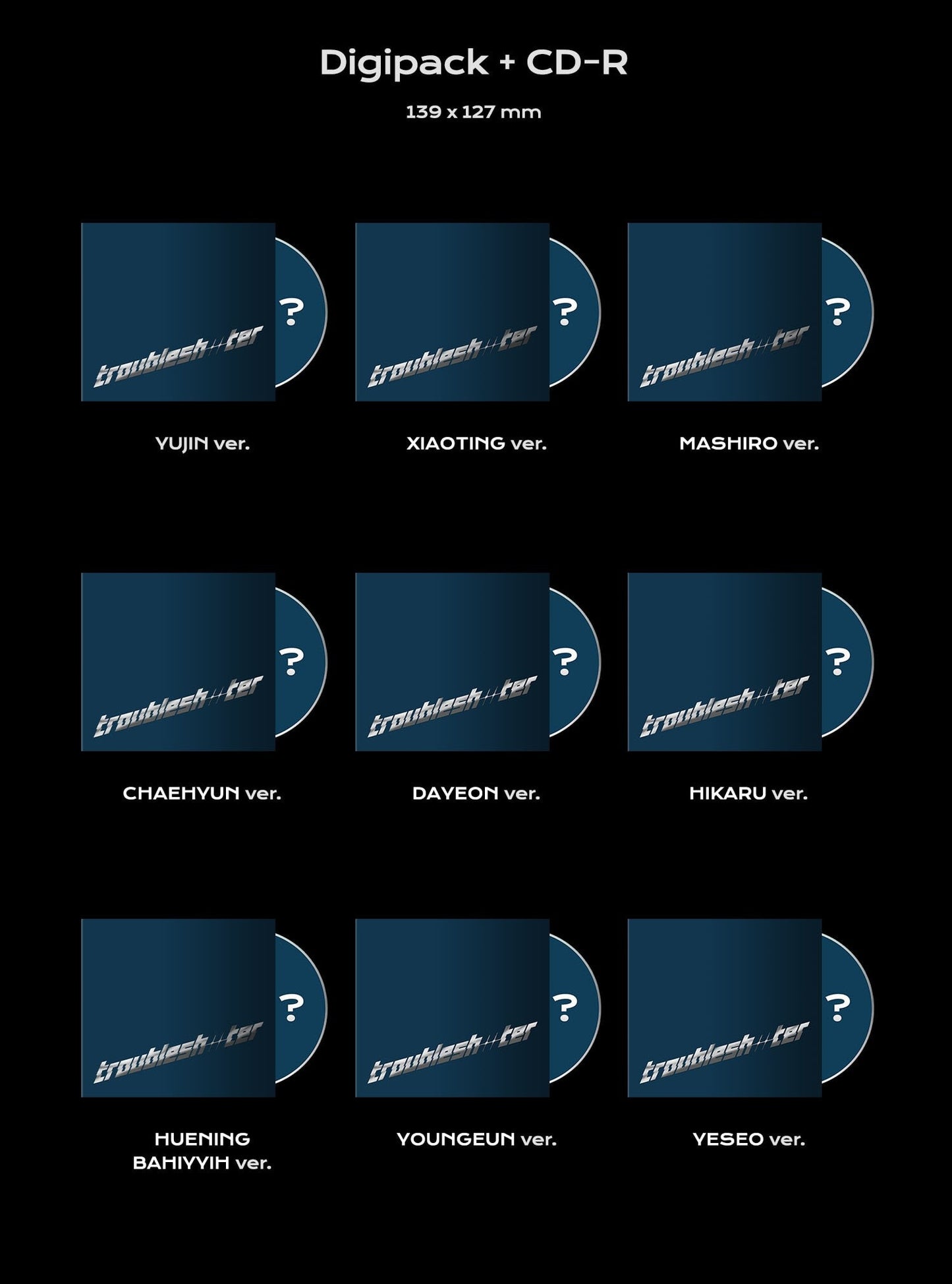 Kep1er Mini Album Vol. 3 - TROUBLE SHOOTER (Digipack Ver.)