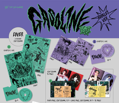 KEY Album Vol. 2 - Gasoline (Booklet Ver.) (Random)