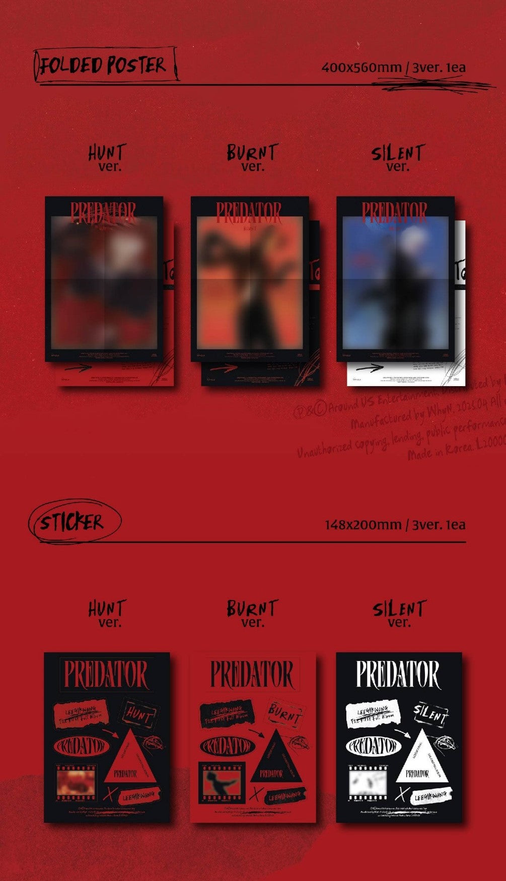 LEE GIKWANG Album Vol. 1 - Predator (Random)