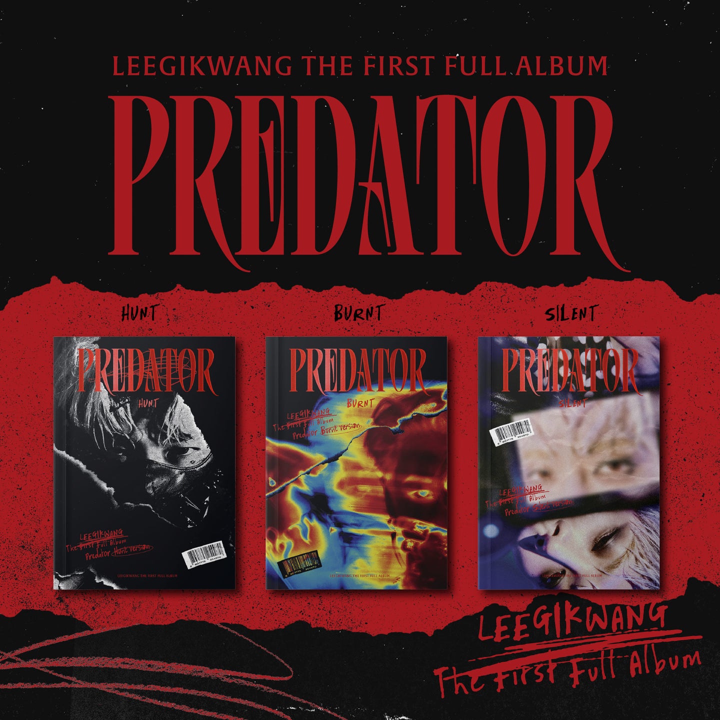 LEE GIKWANG Album Vol. 1 - Predator (Random)