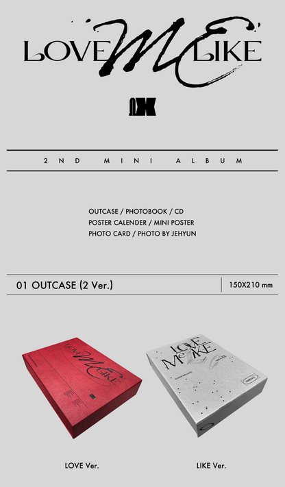 OMEGA X Mini Album Vol. 2 - LOVE ME LIKE (Random)