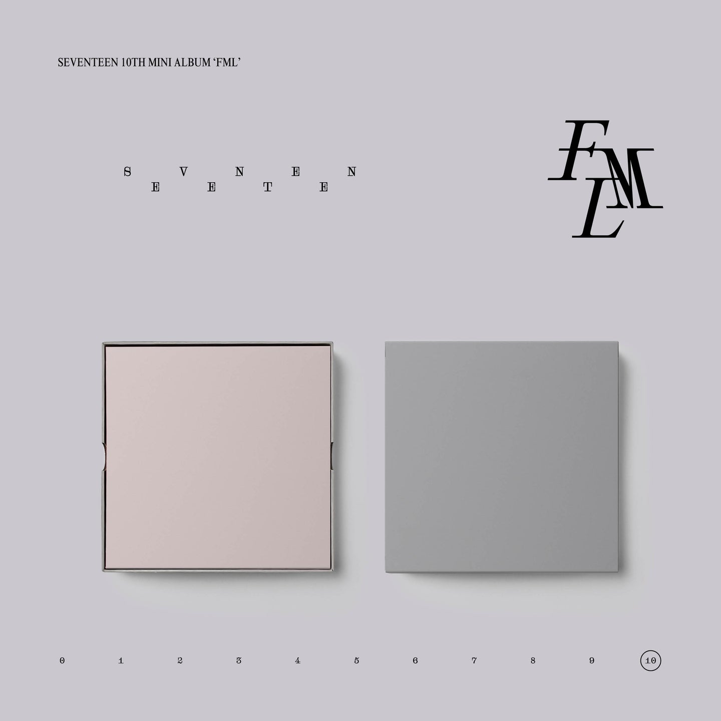 Seventeen Mini Album Vol. 10 - FML (CARAT Ver.) (Random)