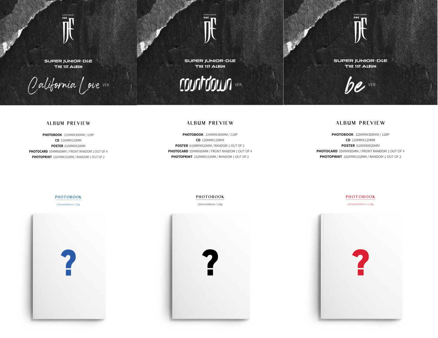 Super Junior - D&E Album Vol. 1 - COUNTDOWN (Random)