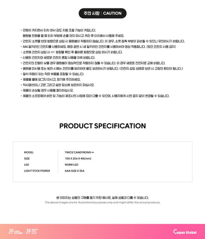 TWICE - OFFICIAL LIGHT STICK [CANDYBONG ∞] (Restock)