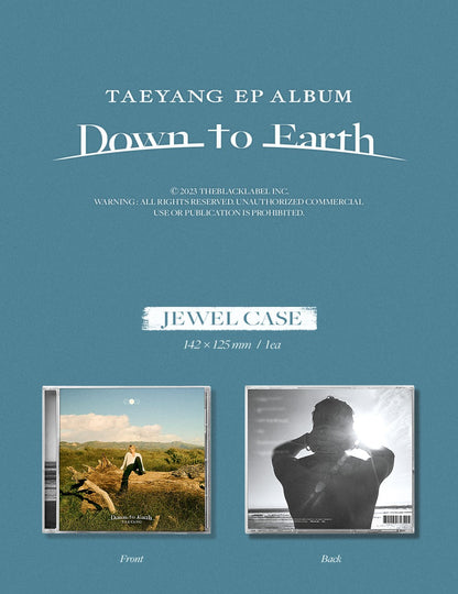 TAEYANG EP Album - Down to Earth