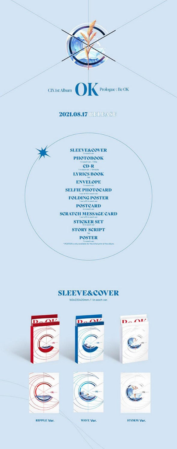 CIX Album Vol. 1 - 'OK' Prologue : Be OK