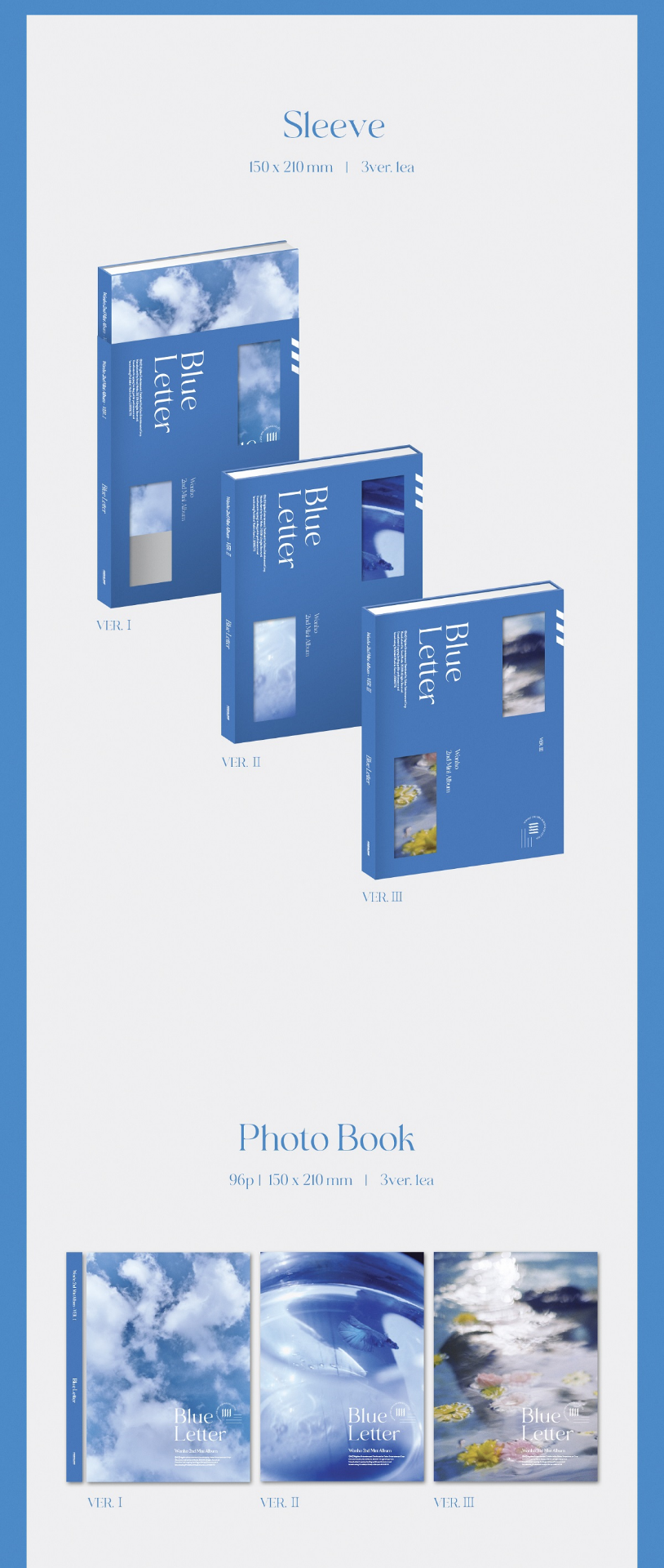 Wonho Mini Album Vol. 2 - Blue Letter (Random)