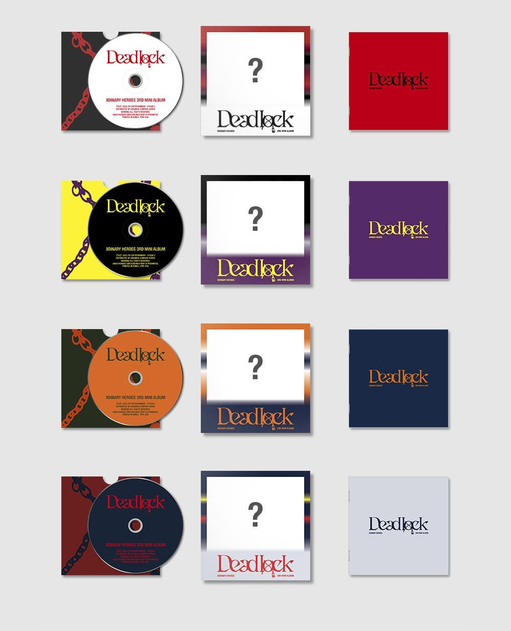 Xdinary-Heroes Mini Album Vol. 3 - Deadlock (COMPACT Ver.) (Random)